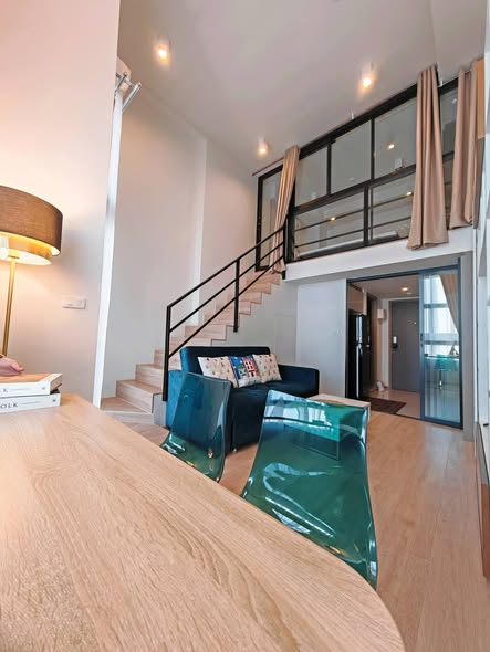 living room of IDEO Rama9 – Asoke