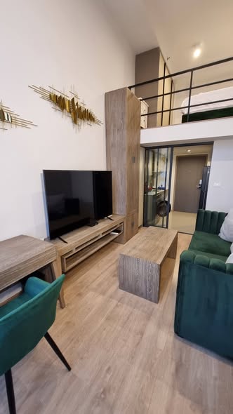 living room of IDEO Rama9 – Asoke