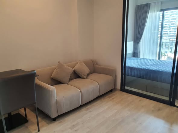 living room and bedroom and room interior of Ideo Ratchada-Sutthisan