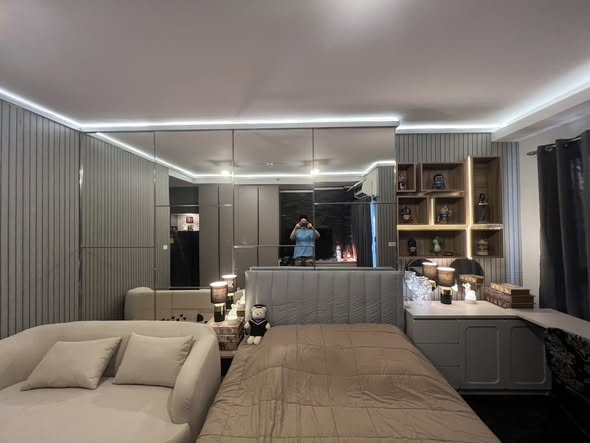 bedroom and bathroom of Ideo Sukhumvit 93
