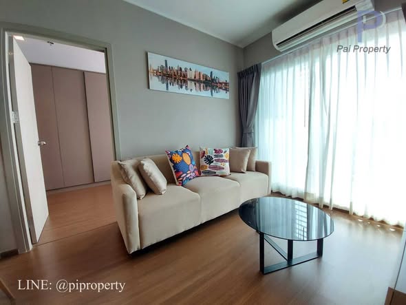 living room and bedroom of Ideo Sukhumvit 93