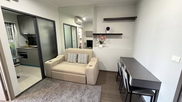 living room and room interior of Ideo Sukhumvit 93