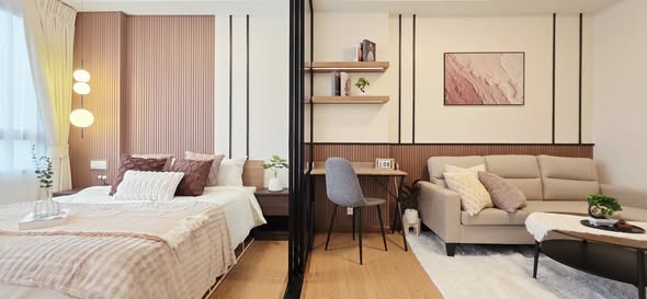 bedroom of J Condo Satorn-Kallaprapruk