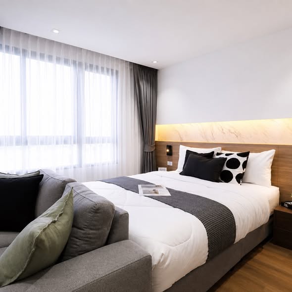 bedroom of J.W. City Condo