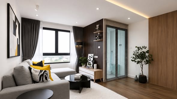 living room of J.W. City Condo