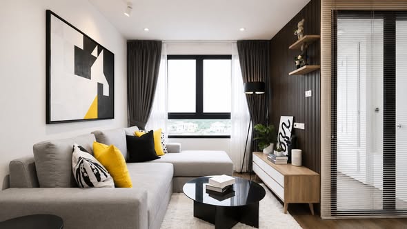living room of J.W. City Condo
