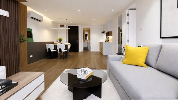 living room of J.W. City Condo