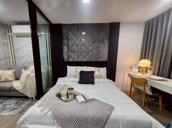 bedroom of KAVE Seed Kaset | เคฟ ซี้ด เกษตร