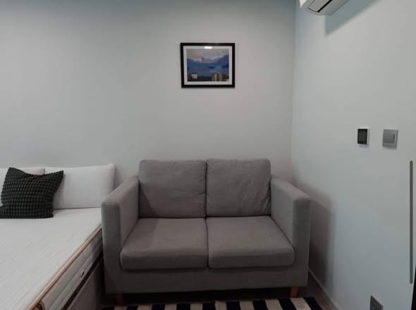 living room and bedroom of KAVE Seed Kaset | เคฟ ซี้ด เกษตร