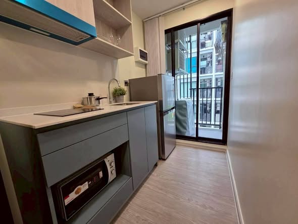 room interior and kitchen of KAVE Seed Kaset | เคฟ ซี้ด เกษตร