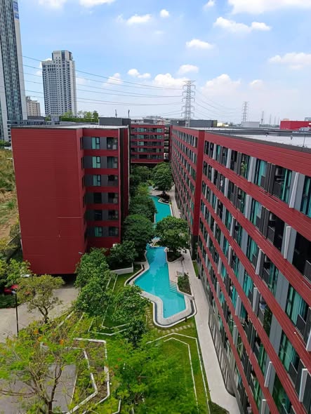 fire escape and pool of Kave TU