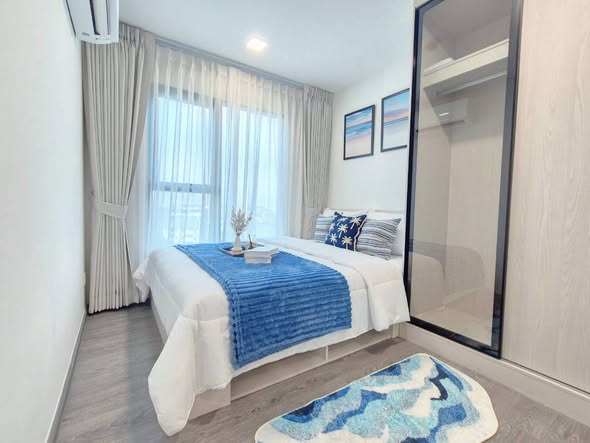 bedroom of Kave Wonderland Sales Gallery