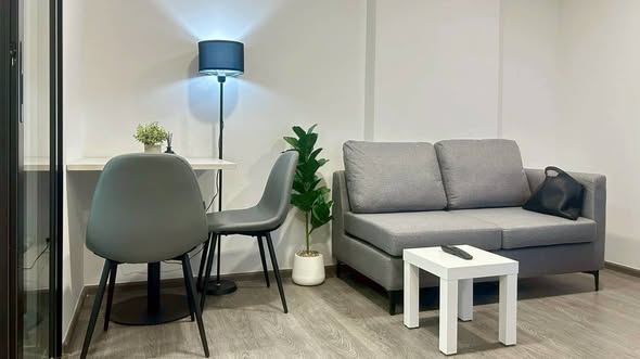 living room of Kave Wonderland Sales Gallery