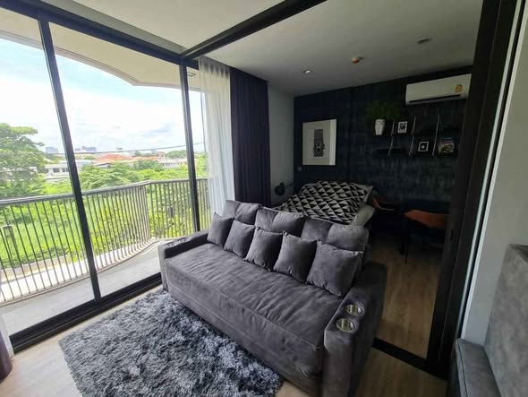 living room and bedroom of Kawa Haus