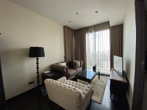 bedroom and living room of Keyne by Sansiri