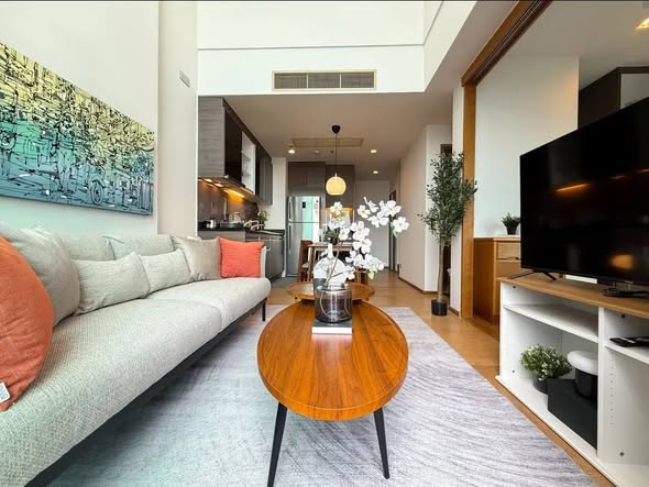 living room and room interior of Keyne by Sansiri