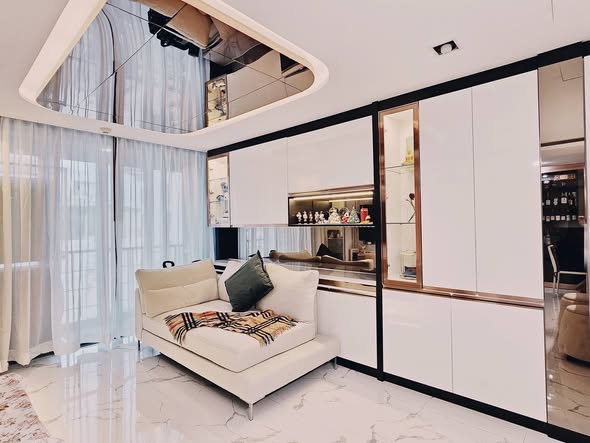 living room of Klass Silom Condo
