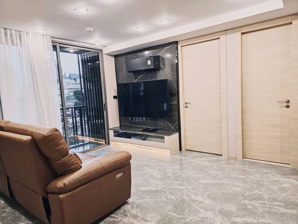 living room and room interior of Klass Silom Condo