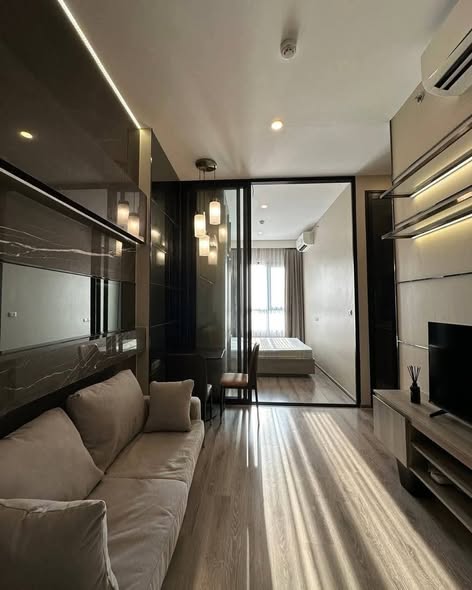 bedroom and living room of KnightsBridge Prime Onnut