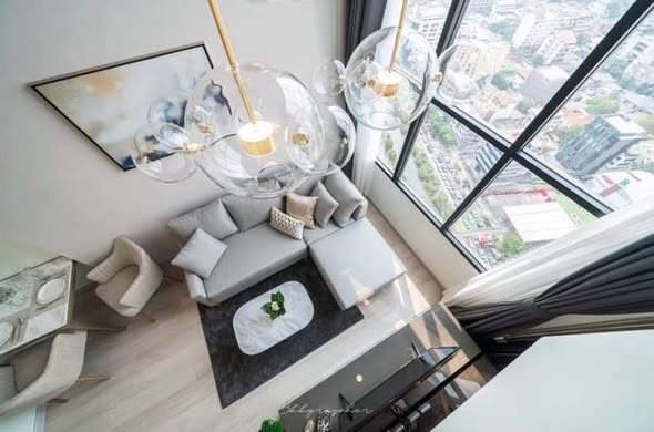 living room of KnightsBridge Prime Sathon