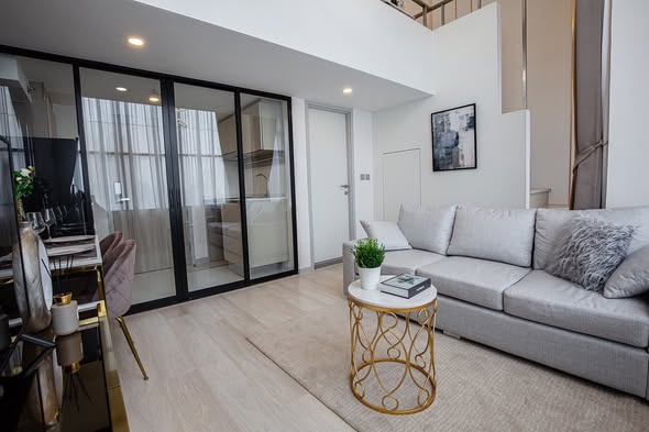 living room and room interior of KnightsBridge Prime Sathon