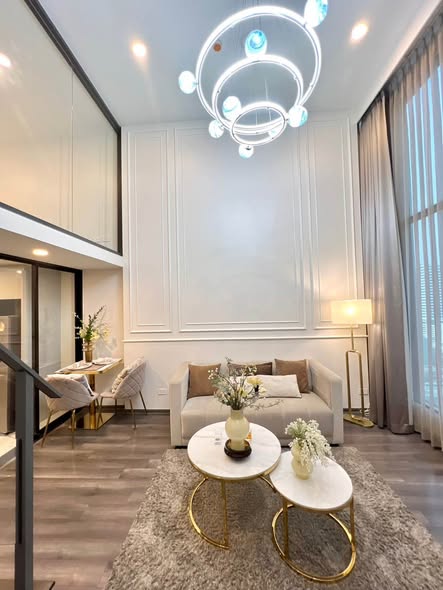 living room of KnightsBridge Space Rama9