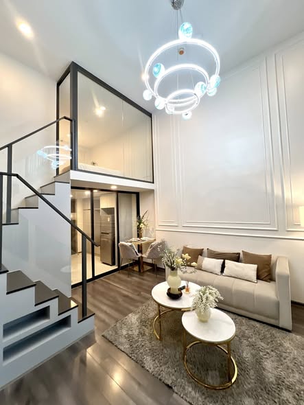 living room of KnightsBridge Space Rama9