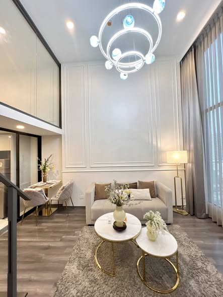 living room of KnightsBridge Space Rama9