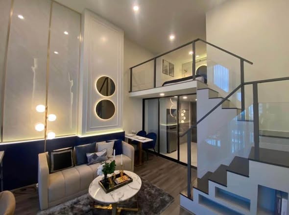 living room of KnightsBridge Space Rama9