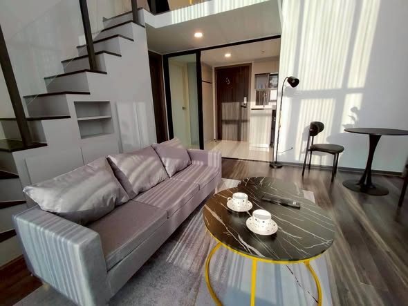 living room of KnightsBridge Space Rama9