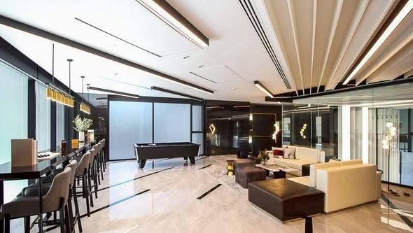 living room and room interior of KnightsBridge Space Rama9