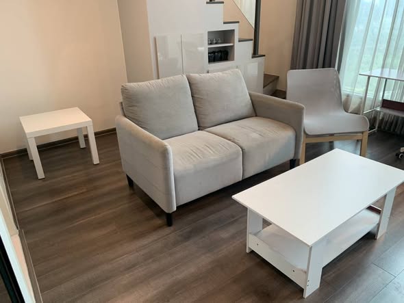 living room and room interior of KnightsBridge Space Rama9