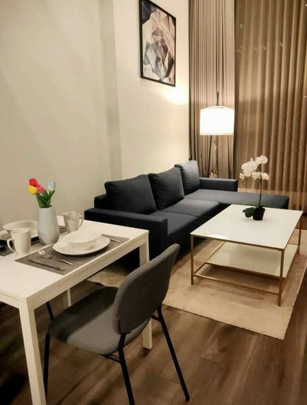 living room and room interior of KnightsBridge Space Rama9
