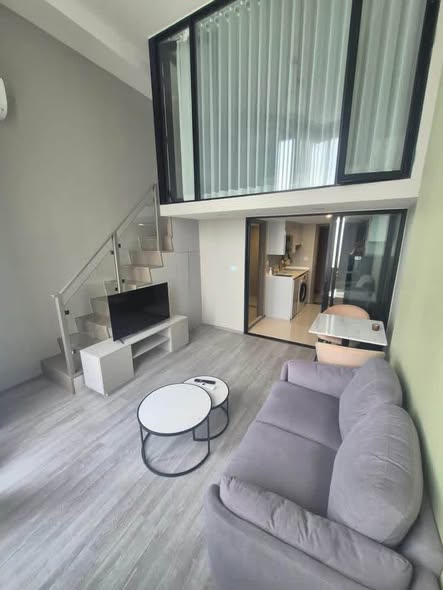 bedroom and living room and room interior of KnightsBridge Space Ratchayothin