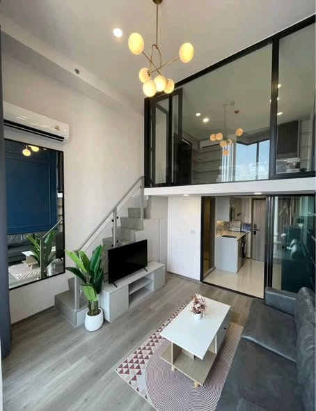 living room and room interior of KnightsBridge Space Ratchayothin