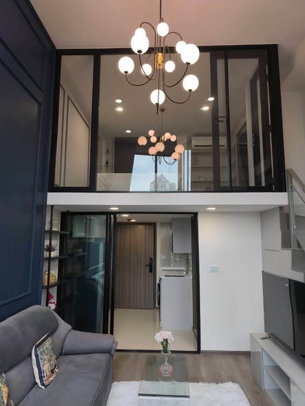 living room and room interior of KnightsBridge Space Sukhumvit-Rama 4