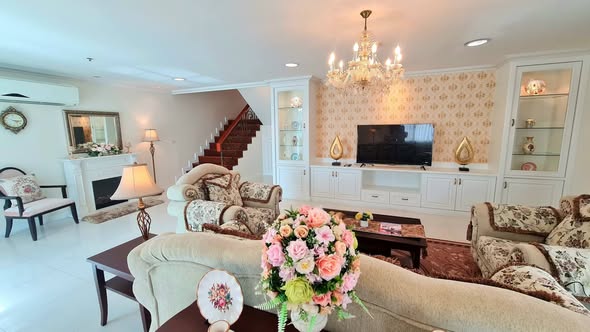 living room of Le Raffine Sukhumvit 39