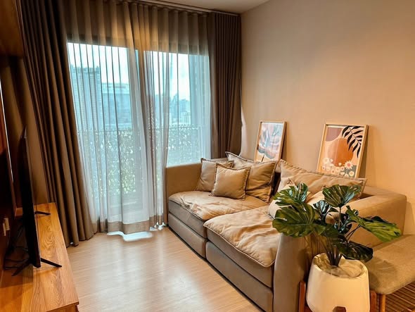 living room and bedroom and room interior of Life Asoke – Rama 9