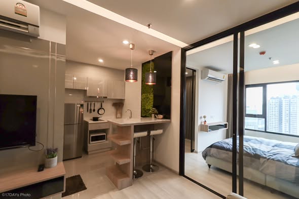 bedroom and room interior of Life Asoke