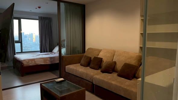 bedroom and room interior of Life Ladprao