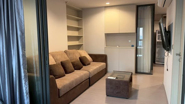 living room and bedroom and room interior of Life Ladprao