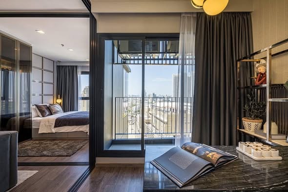 bedroom and room interior of Life Ladprao Valley