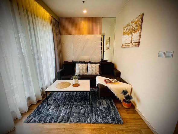 living room and bedroom of Life Ladprao Valley