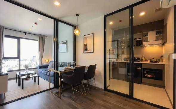 living room and room interior of Life Ladprao Valley