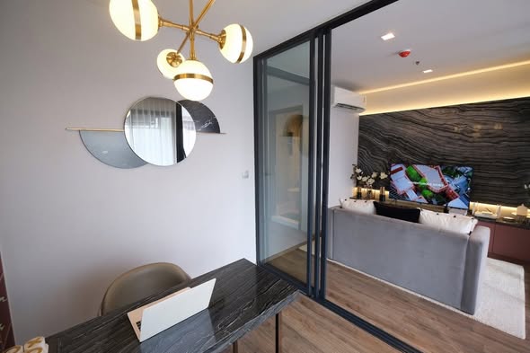 living room and room interior of Life Ladprao Valley