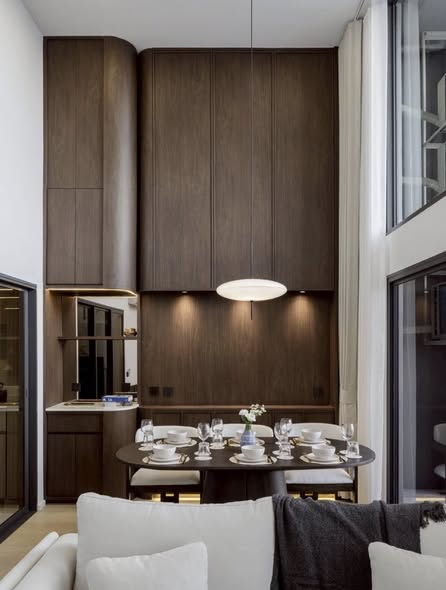 living room and kitchen of Life Rama 4 – Asoke