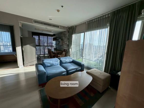 living room and bedroom of Life Ratchadapisek