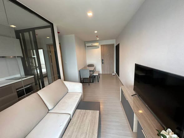 living room and bedroom of Life Sathorn Sierra ไลฟ์ สาทร เซียร์รา