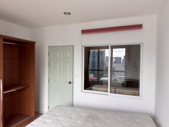 bedroom and room interior of Life@Ratchada Condominium