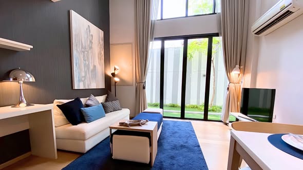 bedroom and living room of LIV@49